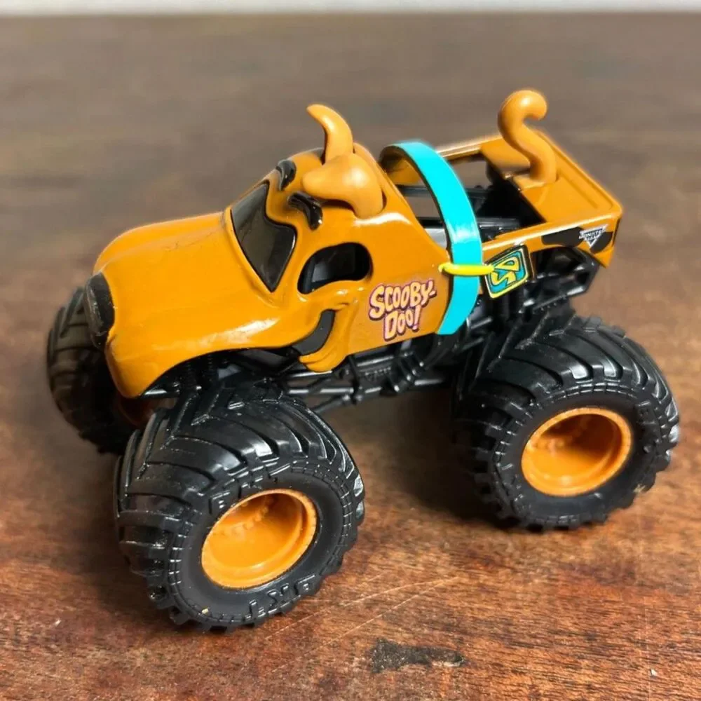 Monster Jam Diecast Monster Trucks - Scooby-Doo,  Dragon & Iron Warrior, Lot (3)